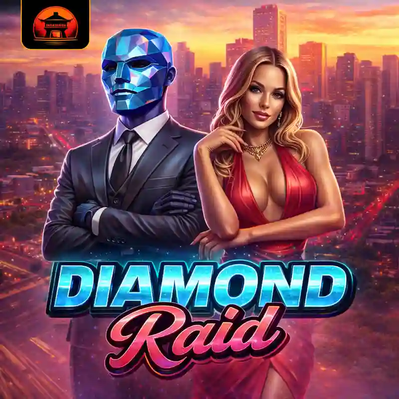 Diamond Raid slot game luxury interface